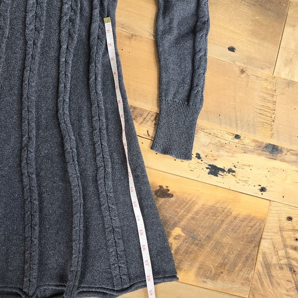Athleta Gray Cowl Neck Sweater Dress size Medium - Picture 5 of 9